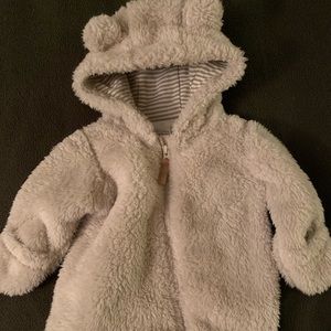 Newborn Sherpa Hooded Bunting